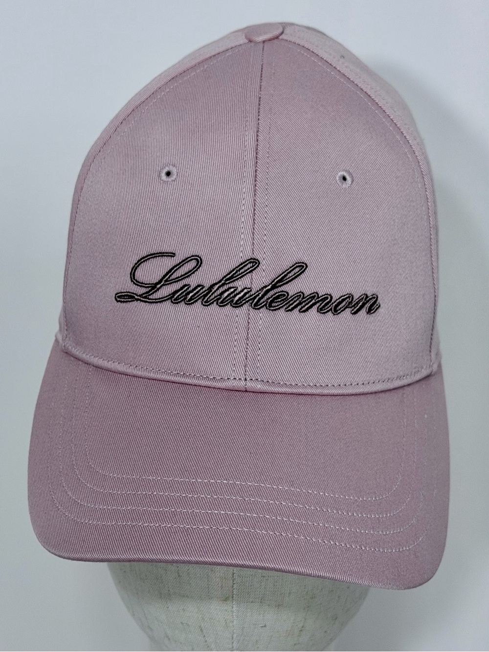 🌸 lululemon Chai Pink Embroidered Logo Baseball Cap Hat NWOT